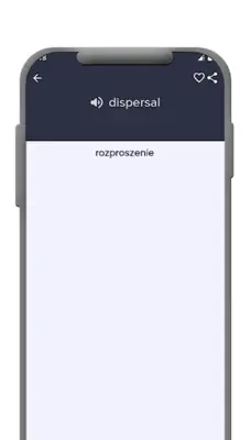 Polish - English dictionary android App screenshot 1